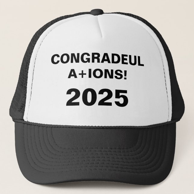 GORRA DE CAMIONERO GRADO CONGRADEULA+IONS 2025 (Anverso)