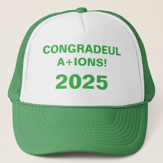 GORRA DE CAMIONERO GRADO CONGRADEULA+IONS 2025 (Anverso)