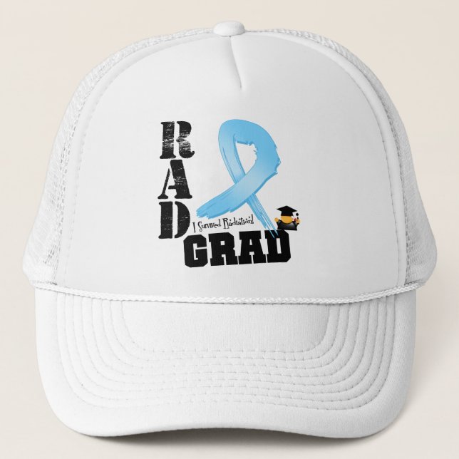 Gorra De Camionero Grado RAD de Terapia de Radiación de Cáncer de Pró (Anverso)