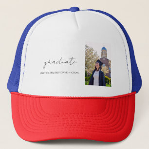 Gorra De Camionero Graduación con Letra Saltarina