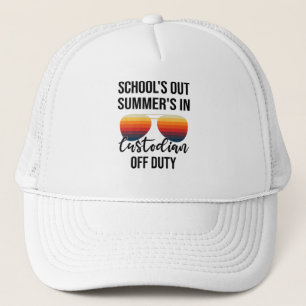 Gorra De Camionero Graduación de vacaciones de verano para el adminis