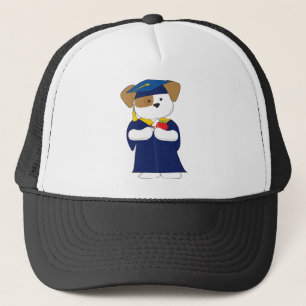 Gorra De Camionero Graduación linda del perrito