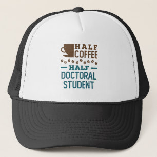 Gorra De Camionero Graduado de doctorado de media doctorado
