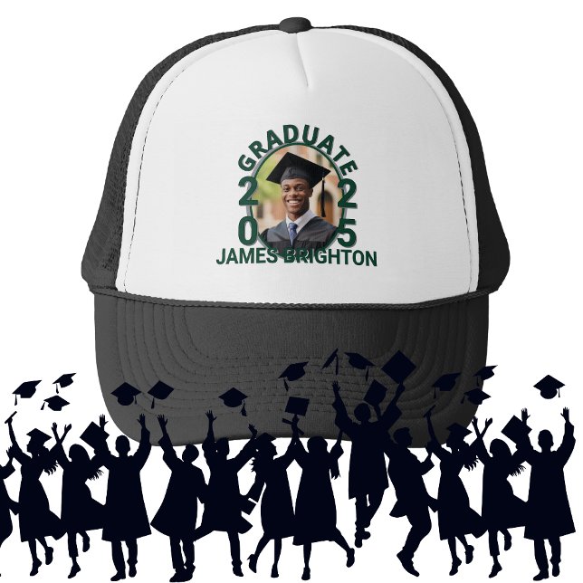 Gorra De Camionero Graduado de fotografía con tema verde (Subido por el creador)