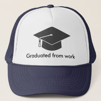 Gorra De Camionero Graduado del trabajo