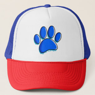 Gorra De Camionero Graffiti Art Dog Paw Print