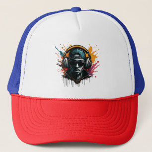 Gorra De Camionero Graffiti late, Splashed Beats