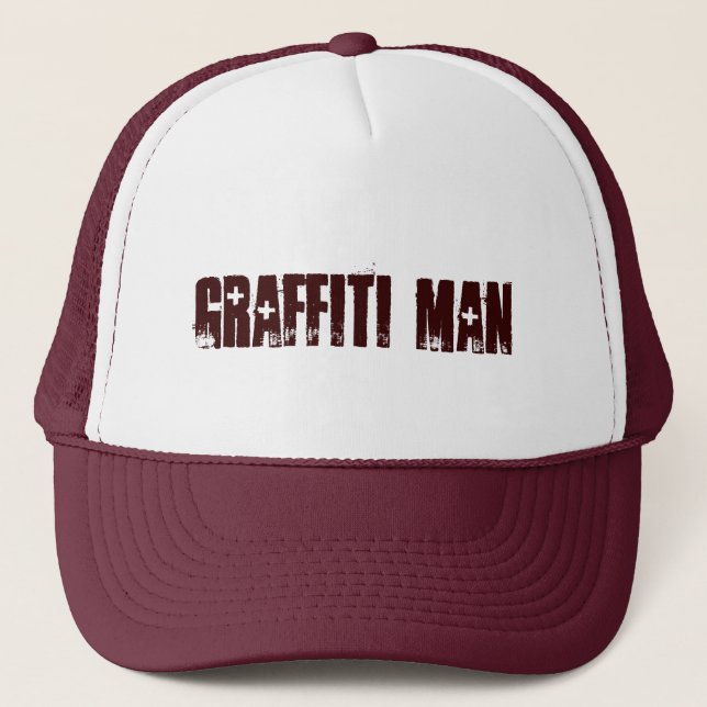 Gorra De Camionero Graffiti Man (Anverso)