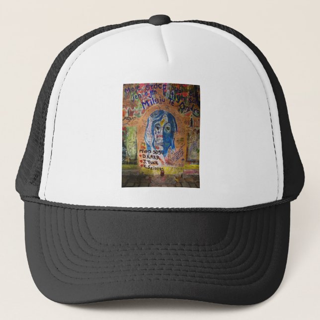 Gorra De Camionero Graffiti - Praga (Anverso)