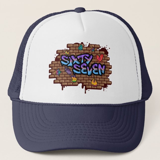 Gorra De Camionero Graffiti Style 67 (Anverso)