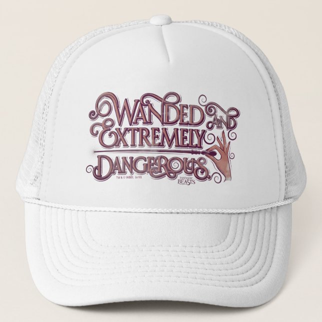 Gorra De Camionero Gráfica Con Ganas Y Extremadamente Peligroso - Ros (Anverso)