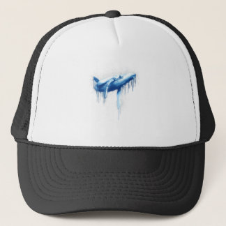 Gorra De Camionero Gráfica de animales de cola de ballena
