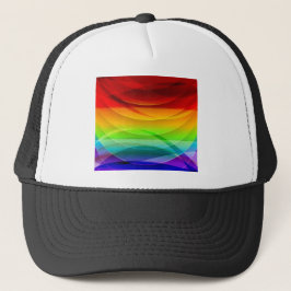 Gorra De Camionero Gráfica de fondo-coloreada-vectorial-abstracta-RAI