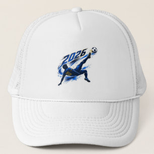 Gorra de camionero gráfica de jugador de fútbol di