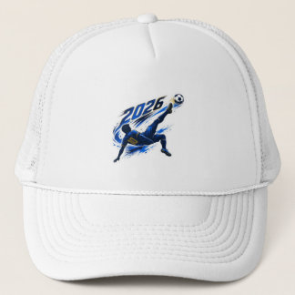 Gorra de camionero gráfica de jugador de fútbol di