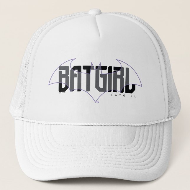 Gorra De Camionero Gráfica de nombre de alta tecnología de Batgirl (Anverso)