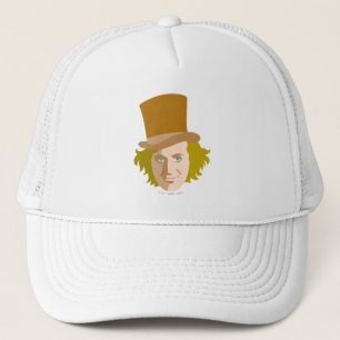 Gorra De Camionero Gráfica facial estética de Willy Wonka