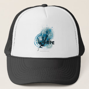 Gorra De Camionero Gráfico azul 3 de la linterna