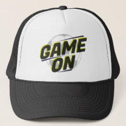 Gorra De Camionero Gráfico de balón de fútbol Game On © GraphicLoveSh