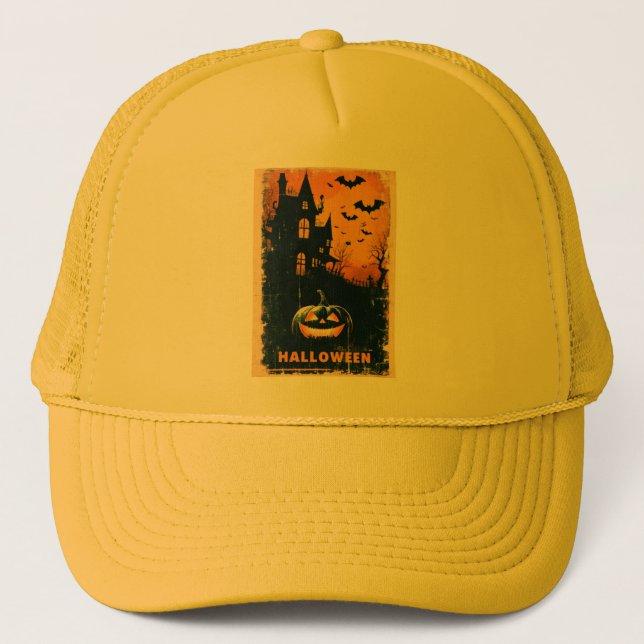 Gorra De Camionero Gráfico de Halloween - Edición Limitada (Anverso)