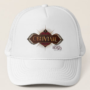 Gorra De Camionero Gráfico de ortografía obliviana de arte rojo y o