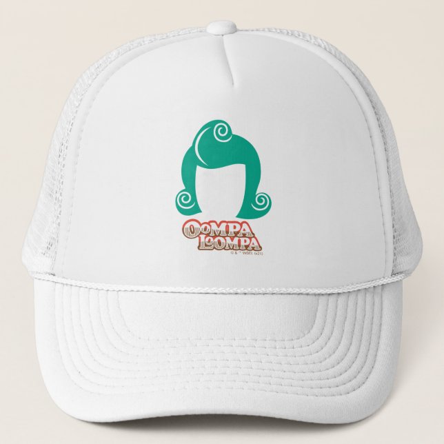 Gorra De Camionero Gráfico de pelo de Oompa Loompa (Anverso)