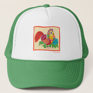 Gorra De Camionero Gráfico de pollo Frida Kahlo