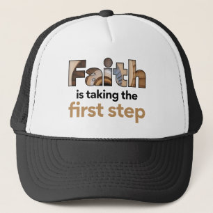 Gorra De Camionero Gráfico "La Fe Está Dando El Primer Paso" (2.B)