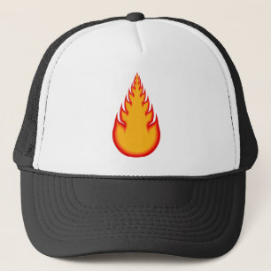 Gorra De Camionero Gráficos de bola de fuego: Bola de fuego: Llamas