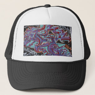 Gorra De Camionero Grafiti morado en obturador