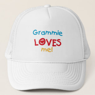 Gorra De Camionero Grammie me ama las camisetas y los regalos
