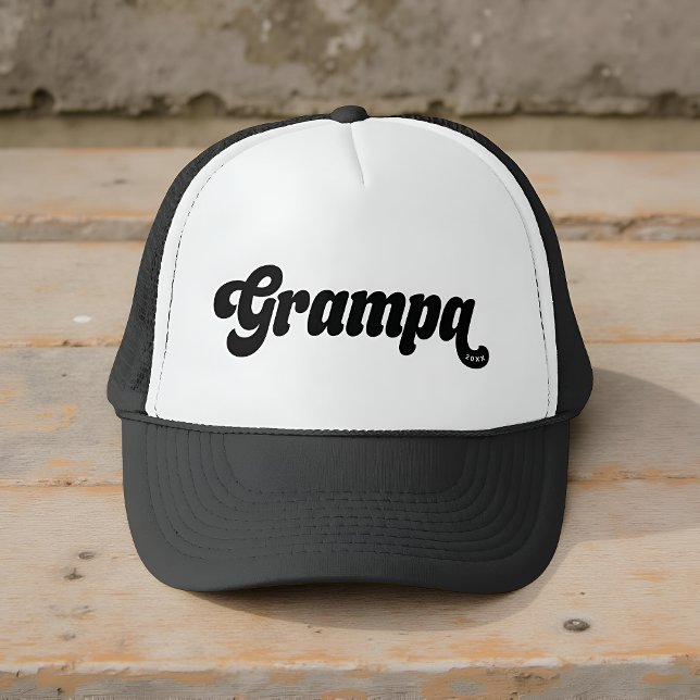 Gorra De Camionero Grampa 20XX Retro Vibe Typography  (Subido por el creador)
