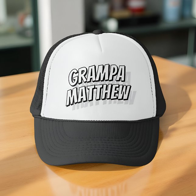 Gorra De Camionero ¡¡Grampa!! Cómic Guay simple moderno (Subido por el creador)