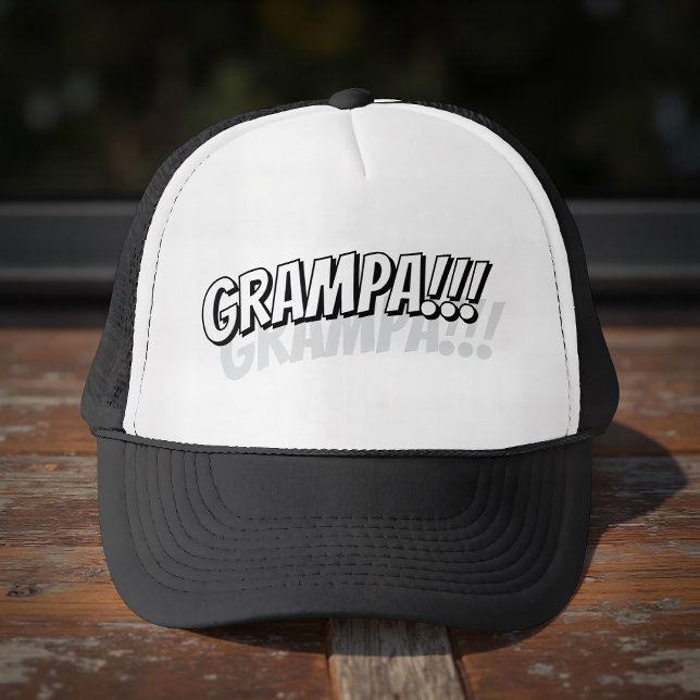 Gorra De Camionero ¡¡Grampa!! Cómic Guay simple moderno (Subido por el creador)
