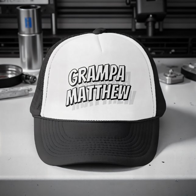 Gorra De Camionero Grampa Modern Simple Guay Comic (Subido por el creador)