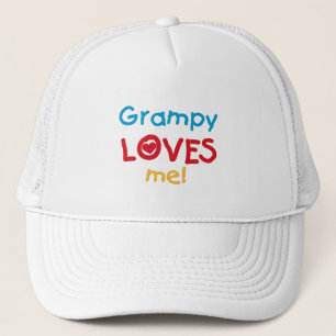 Gorra De Camionero Grampy me ama camisetas y regalos