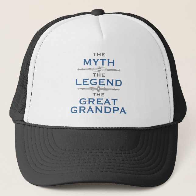 Gorra De Camionero Gran abuelo de leyenda del mito (Anverso)