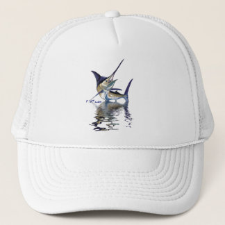 Gorra De Camionero Gran aguja con la reflexión en agua