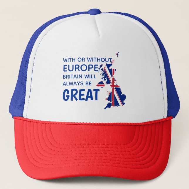 GORRA DE CAMIONERO GRAN BRETAÑA BREXIT EUROPA (Anverso)