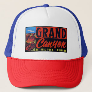 Gorra De Camionero Gran Cañón Viaje de Viaje Arte -