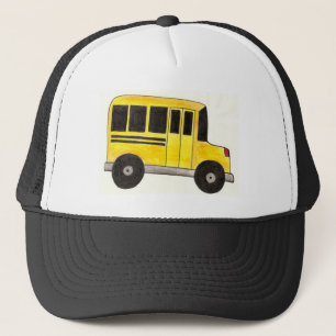Gorra De Camionero Gran conductor de autobús escolar de color amarill