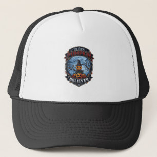 Gorra De Camionero Gran creyente de la calabaza Espantapájaros Bruja