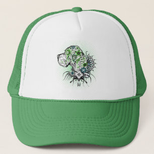 Gorra De Camionero Gran Danés verde