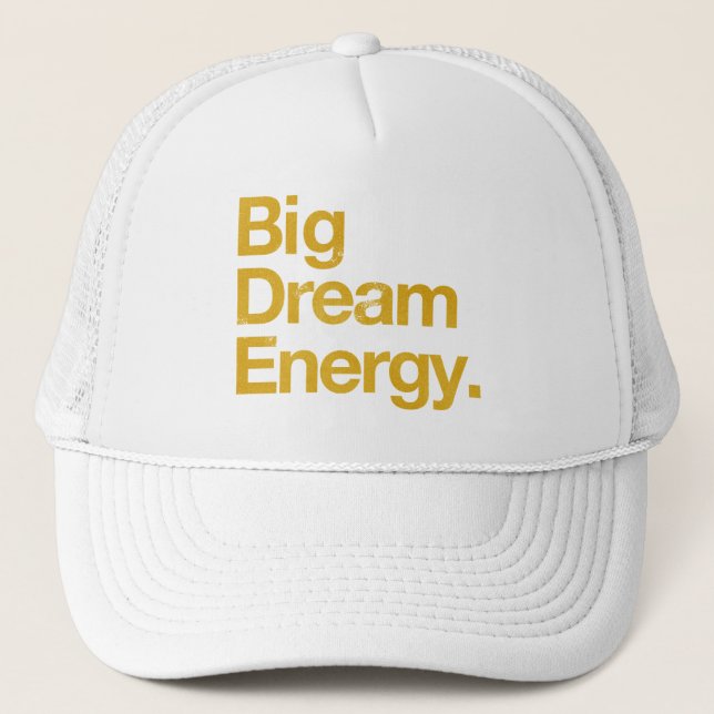 Gorra De Camionero Gran energía de sueño (Anverso)
