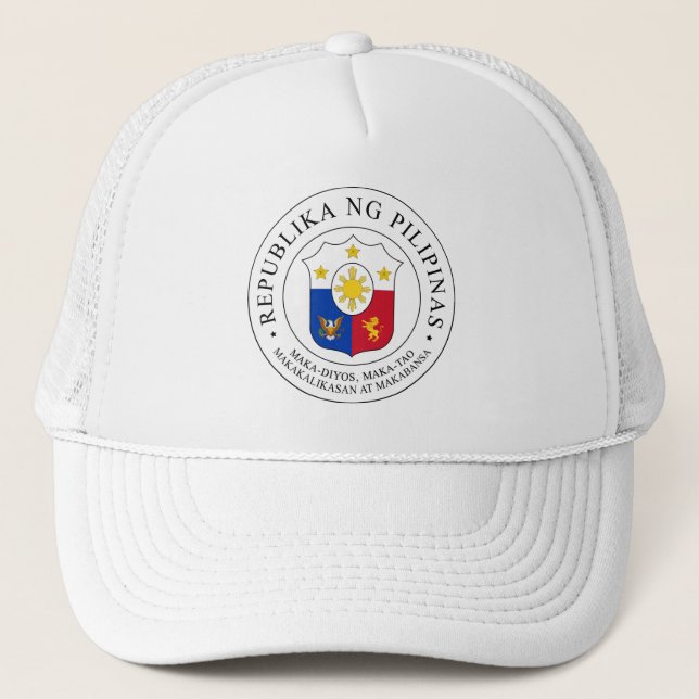 Gorra De Camionero Gran foca de la República de Filipinas (Anverso)