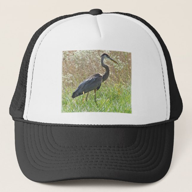 Gorra De Camionero Gran garza azul - Ardea herodias (Anverso)