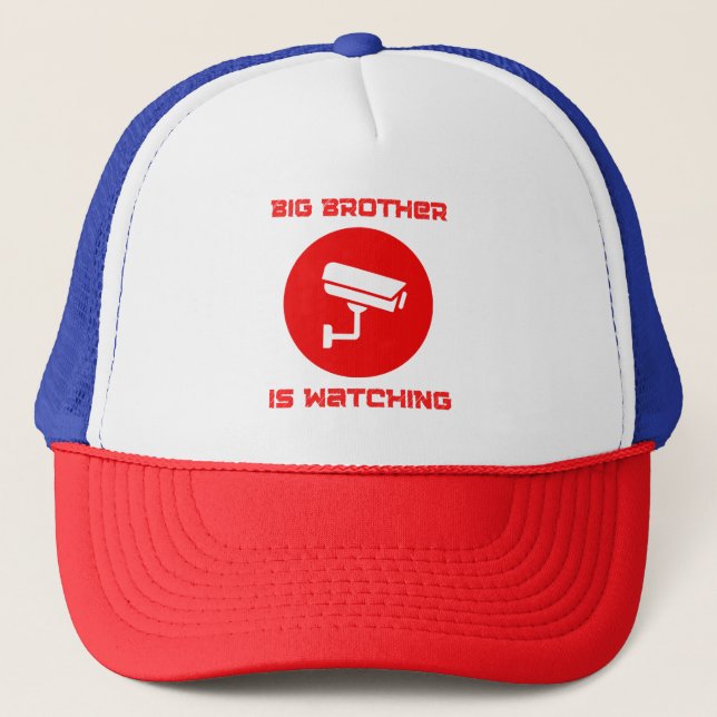 Gorra De Camionero Gran Hermano está viendo el ingsoc de 1984 (Anverso)