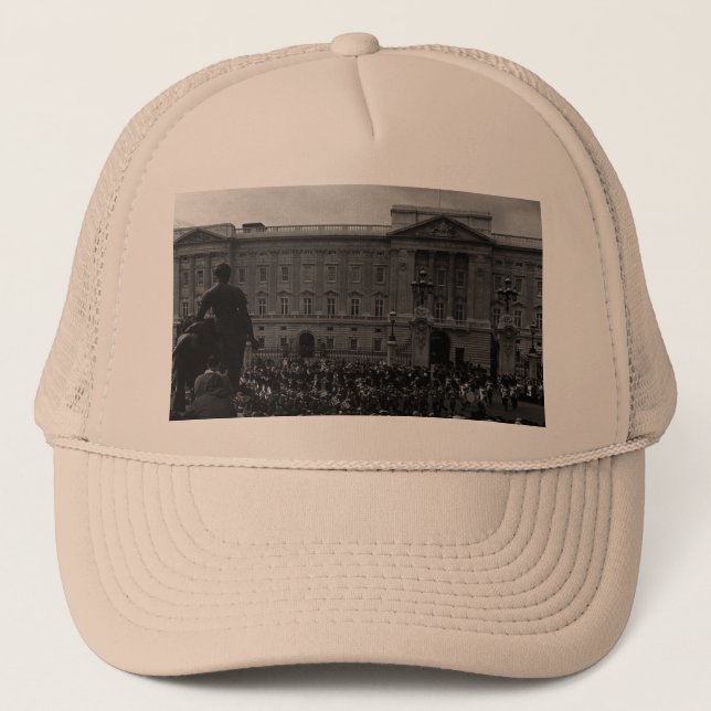 Gorra De Camionero Gran Inglaterra Londres Old Guard Buckingham Palac (Anverso)