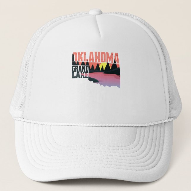 Gorra De Camionero Gran Lago Oklahoma (Anverso)