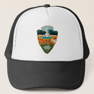 Gorra De Camionero Gran manantial prismático Yellowstone Arrowhead